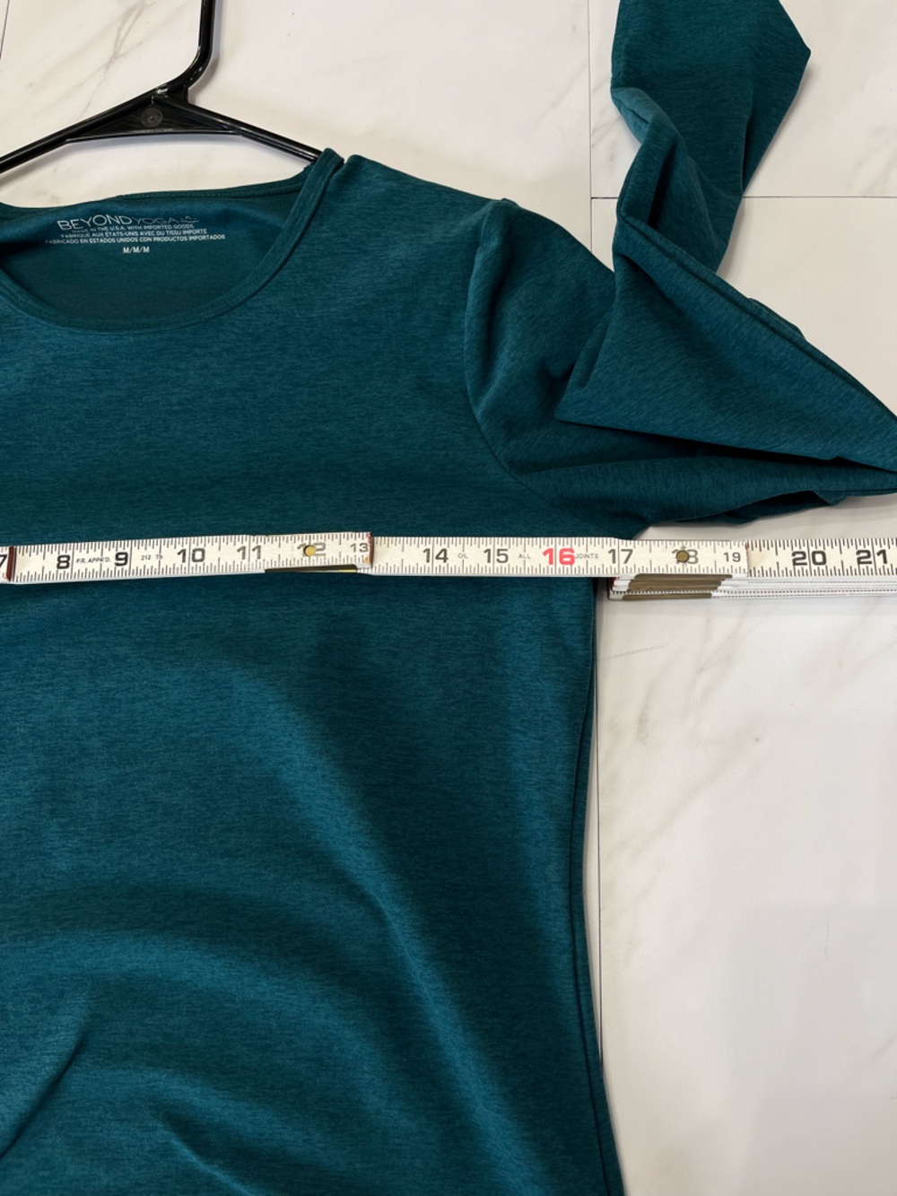 Beyond Yoga Spacedye Classic Crew Green long sleeve butter-soft  Pullover MED - Picture 5 of 6